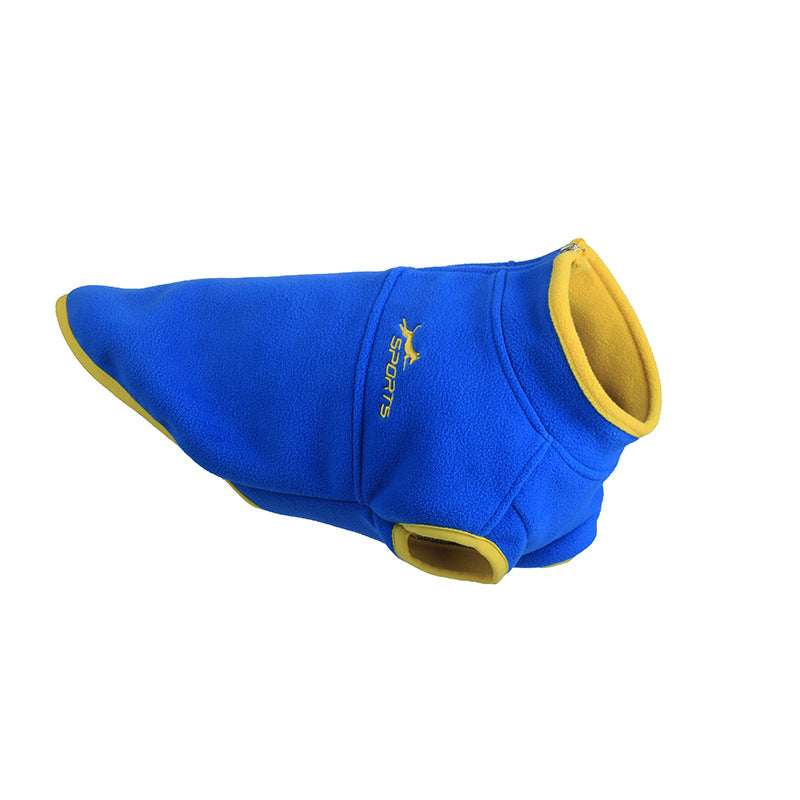Thick Polar Fleece Solid Color Pet Sweater