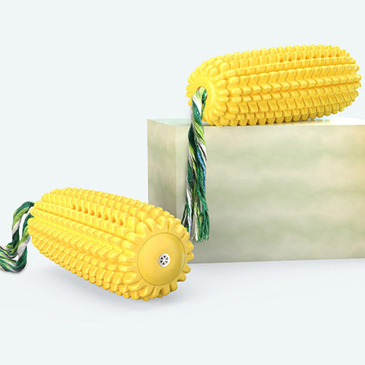 Pet Corn Shape Bite Resistant Squeaky Vent Toy