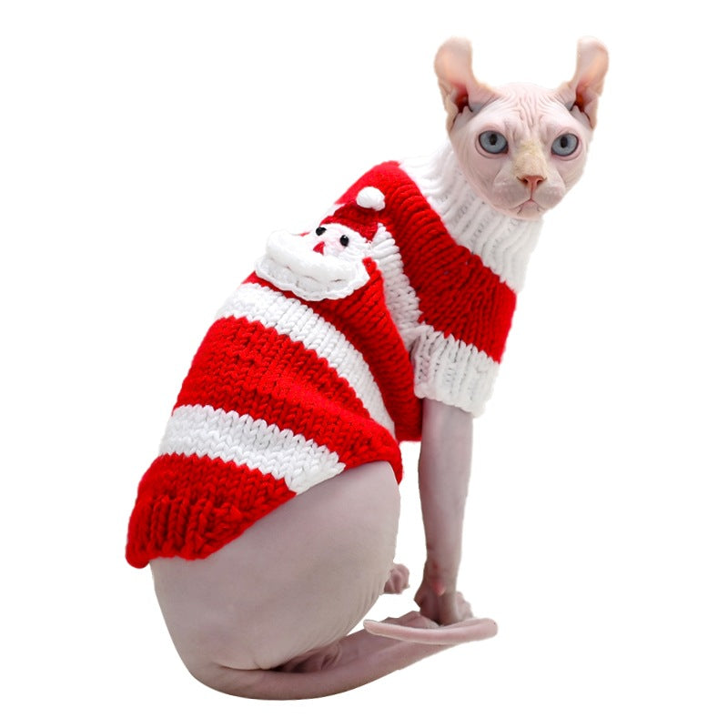 Warm Hairless Pet Sweater Comfortable Clothing Outfit