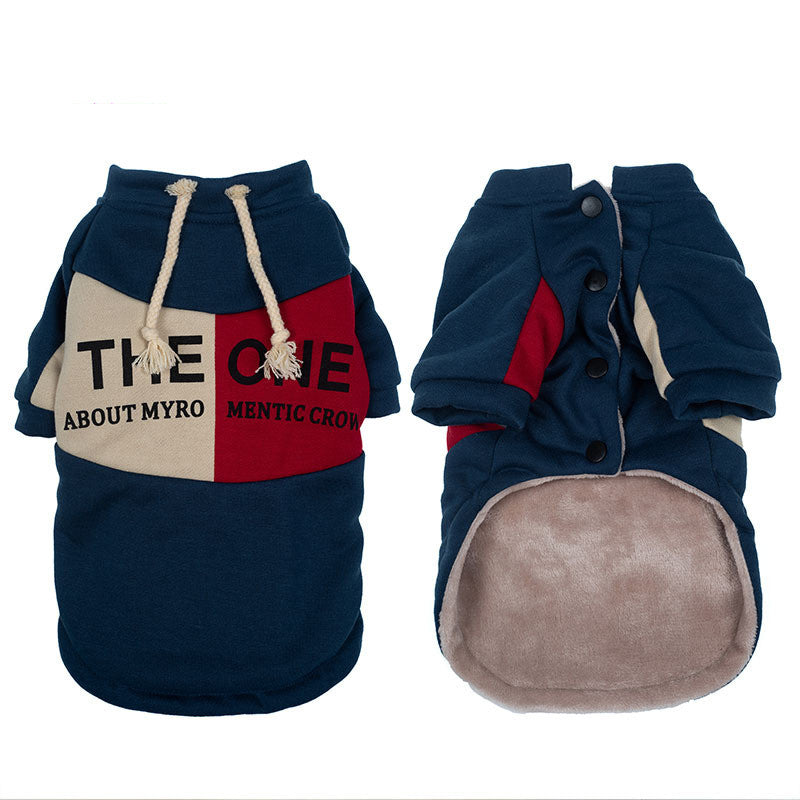 Autumn Winter Two Legged Pet Sweater Small Breed Outfit