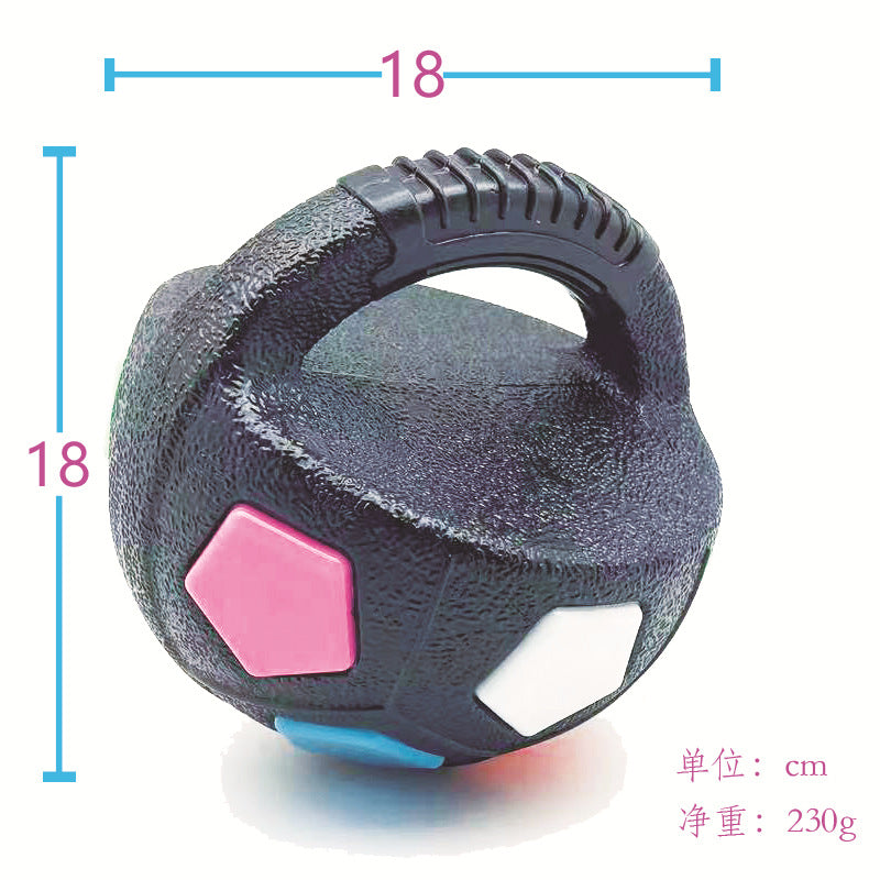 Pet Football Tennis Ball Shaped Durable Squeaky Training Toy