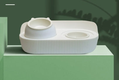 Ceramic Pet Feeding Bowl Neck Protection Design