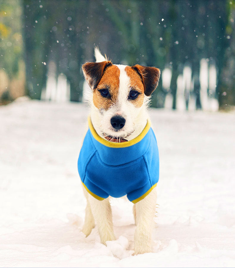 Thick Polar Fleece Solid Color Pet Sweater
