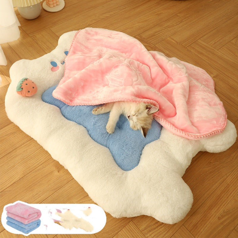 Pet Sleeping Pad Winter Warm All Season Bed Mat