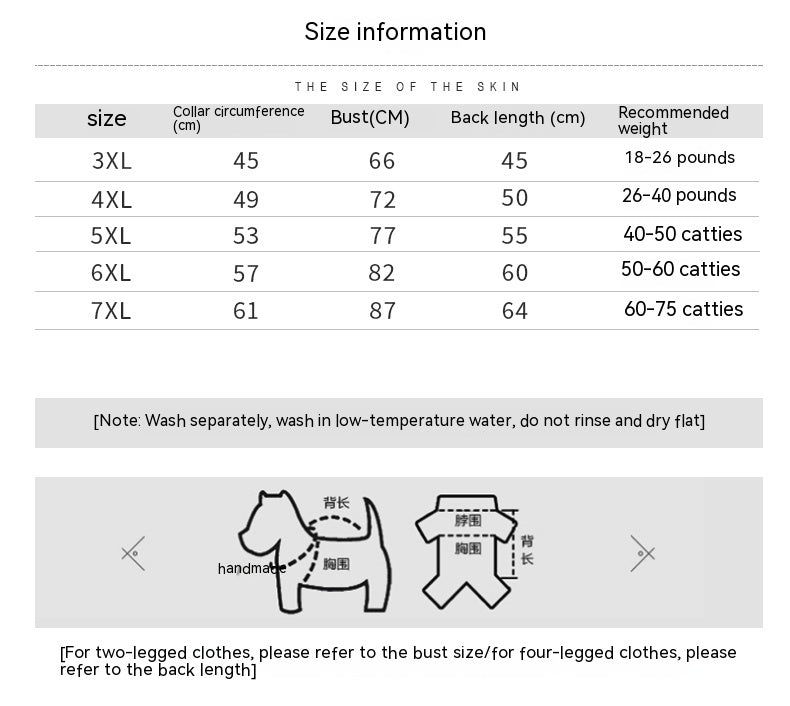 Thickened Winter Pet Sweater Warm Clothing Outfit