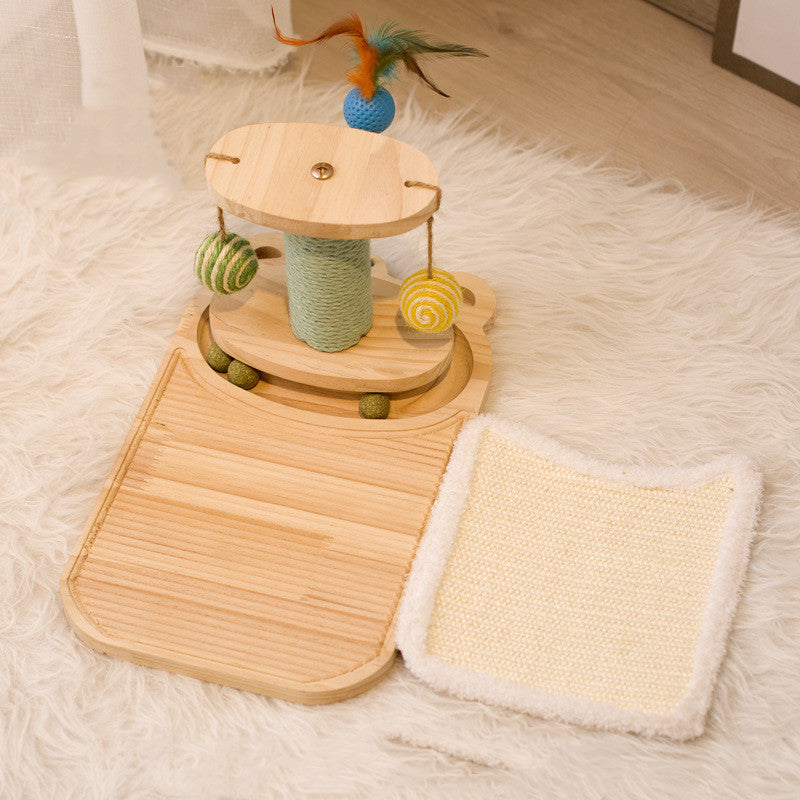 Pet Scratcher Interactive Maze Ball Toy Accessories