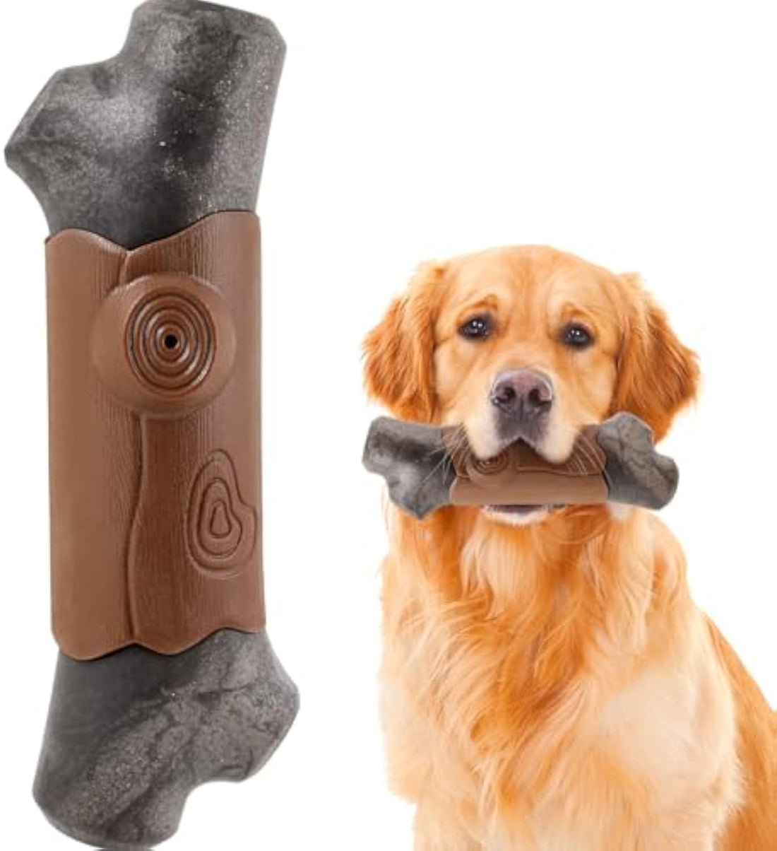 Pet Indestructible Chew Toy Durable Bacon Flavor Large Breed Toy