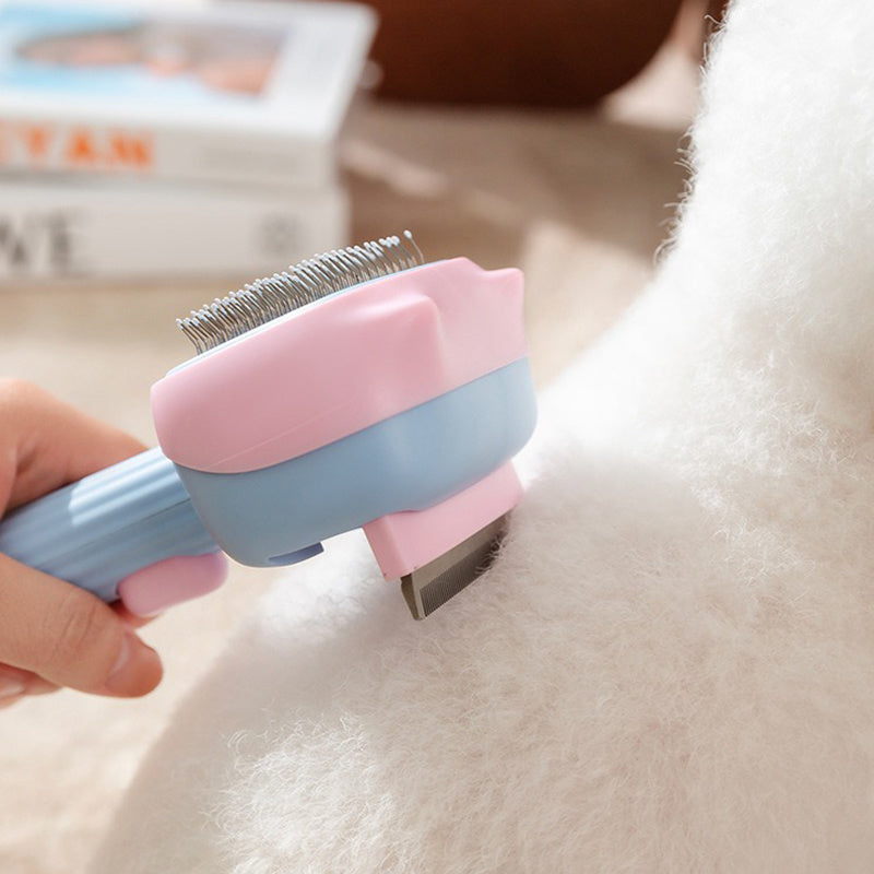 Pet Deshedding Grooming Brush For Hair Removal And Coat Care