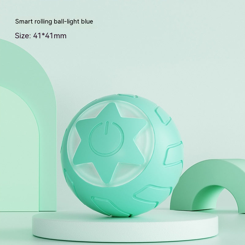 Pet Rolling Ball Self Moving Bite Resistant Interactive Toy
