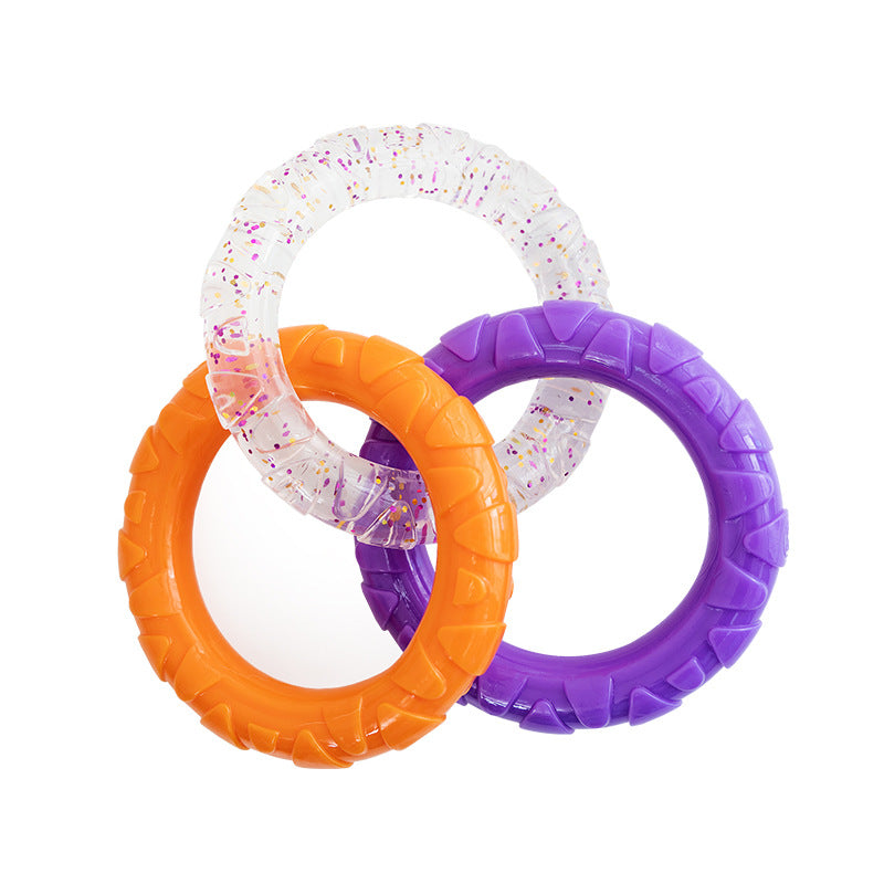 Pet Floating Water Flying Disc Training Chew Resistant Toy