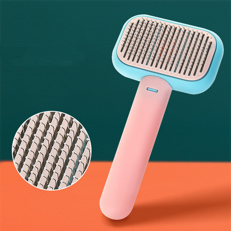 Stainless Steel Pet Grooming Comb Massage Hair Cleaning Brush Tool