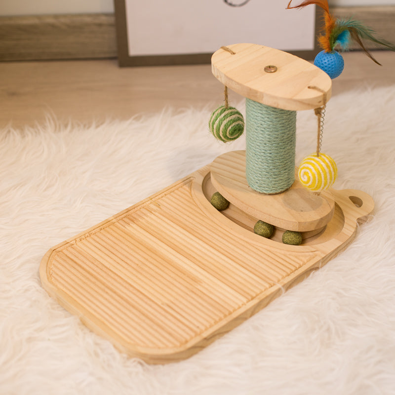 Pet Scratcher Interactive Maze Ball Toy Accessories