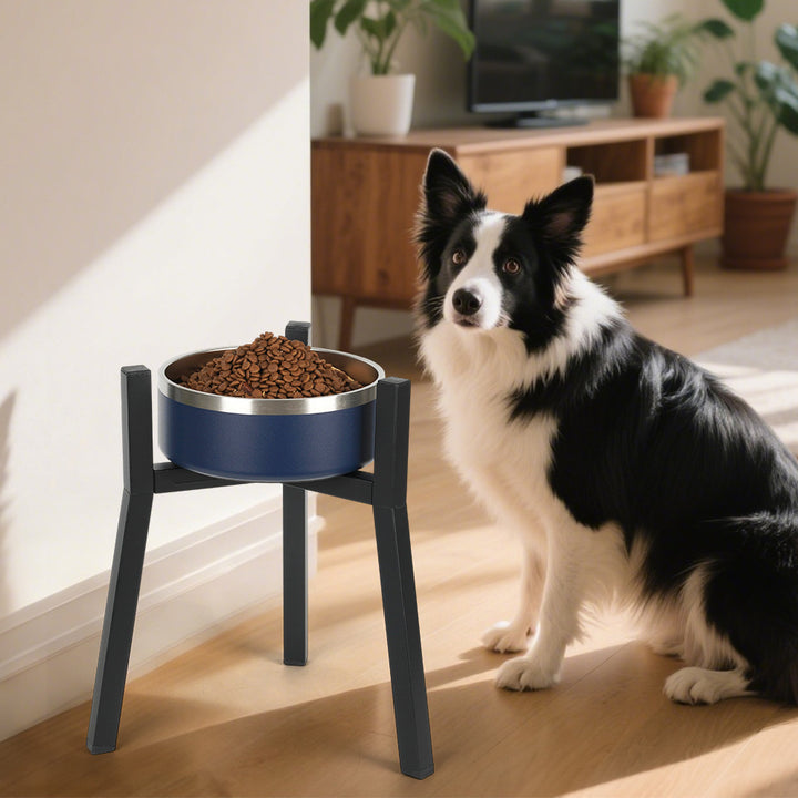 Adjustable Width Pet Bowl Bracket Feeding Stand Holder