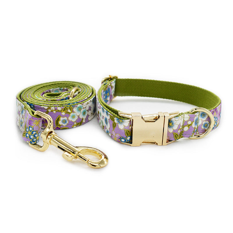 Purple Zephyr Pet Training Collar Leash