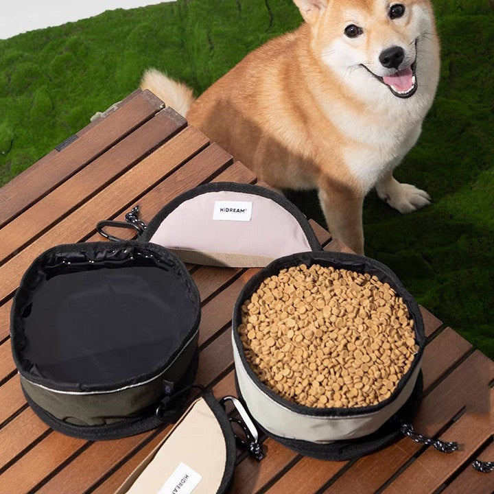 Foldable Pet Travel Bowl Portable Feeding And Drinking Container