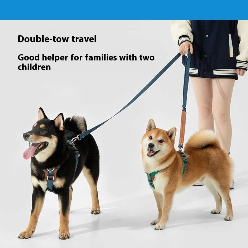 Multifunctional Pet Rope Leash Chest Strap Explosion Proof Harness Lead