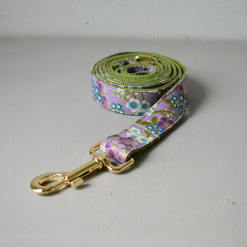 Purple Zephyr Pet Training Collar Leash